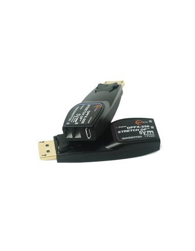 4K Two Fiber DisplayPort 1.2 Extender OPTICIS-DPFX-250-TR