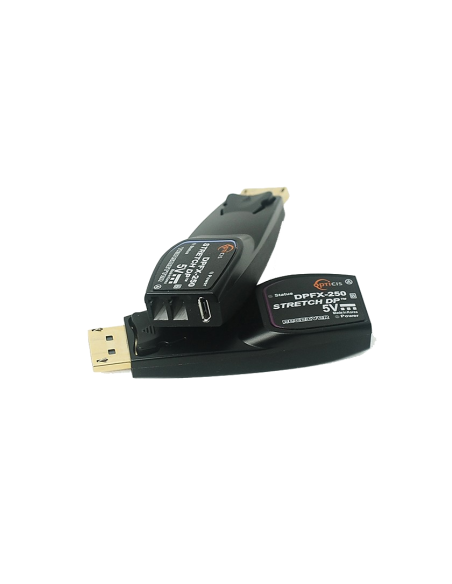 Extensor DisplayPort 1.2 de dos fibras 4K OPTICIS-DPFX-250-T