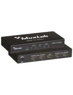HDMI 1×4 Splitter, UHD-4K MUXLAB/500421 | Percon