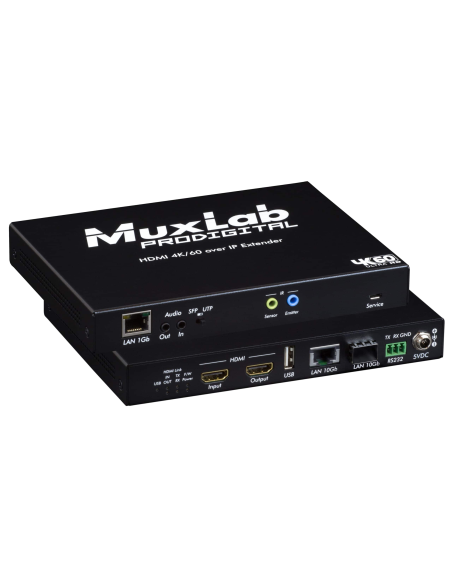 HDMI 4K/60 KVM over IP Transceiver 10Gb, UTP MUXLAB/500766