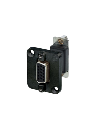 SUB-D Adapter Neutrik NK-NADB15FF-B | Percon