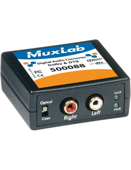 Convertidor de audio digital, Dolby y DTS MUXLAB/500088