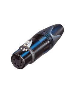 Connector XLR Percon 2063-X/BLACK/DMXTERM