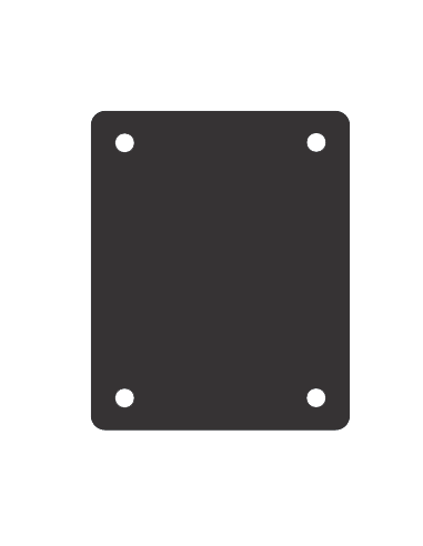 Adapter plate Percon MB8CP/INS