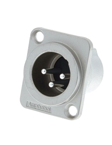 Conector XLR Amphenol AMPH-AC3MMDZ | Percon