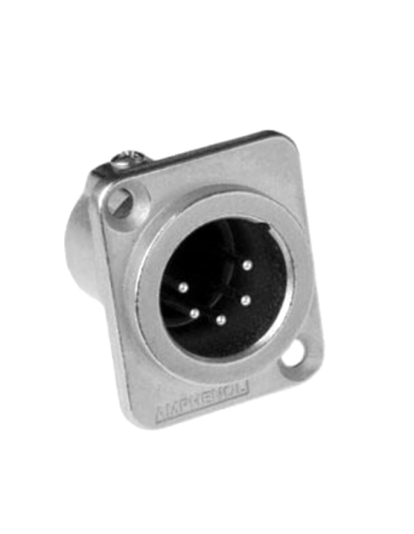 Conector XLR Amphenol AMPH-AC5MDZ | Percon