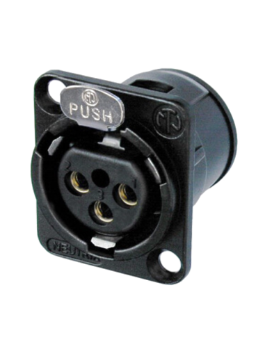 Audio Connector Neutrik NK-NC3FD-V-B | Percon