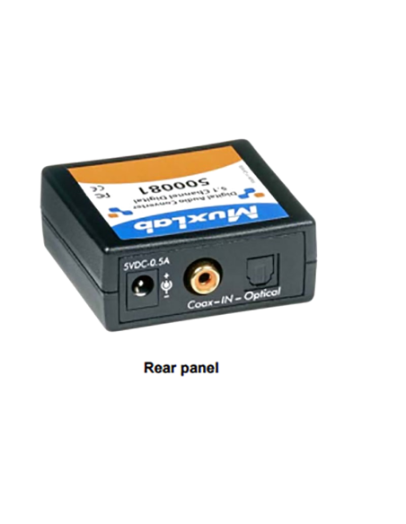 Digital audio converter Dolby® digital Muxlab/500081
