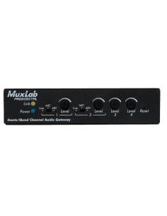 Dante/Quad channel audio POE gateway Muxlab/500765 2