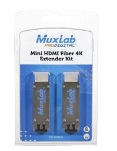 Mini Hdmi fiber 4K extender kit Muxlab/500461