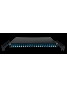 PATCH PANEL 19 "1RU F.O REMOVABLE 24 ADAPT. LC DUPLEX (48) MM Percon 8716-R 