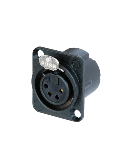 Conector Audio Neutrik NK-NC4FD-LX-B | Percon