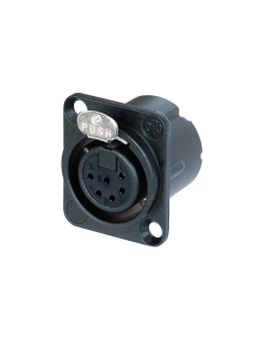 Conector Audio Neutrik NK-NC6FD-LX-B | Percon