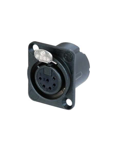 Audio Connector Neutrik NK-NC6FD-LX-B | Percon